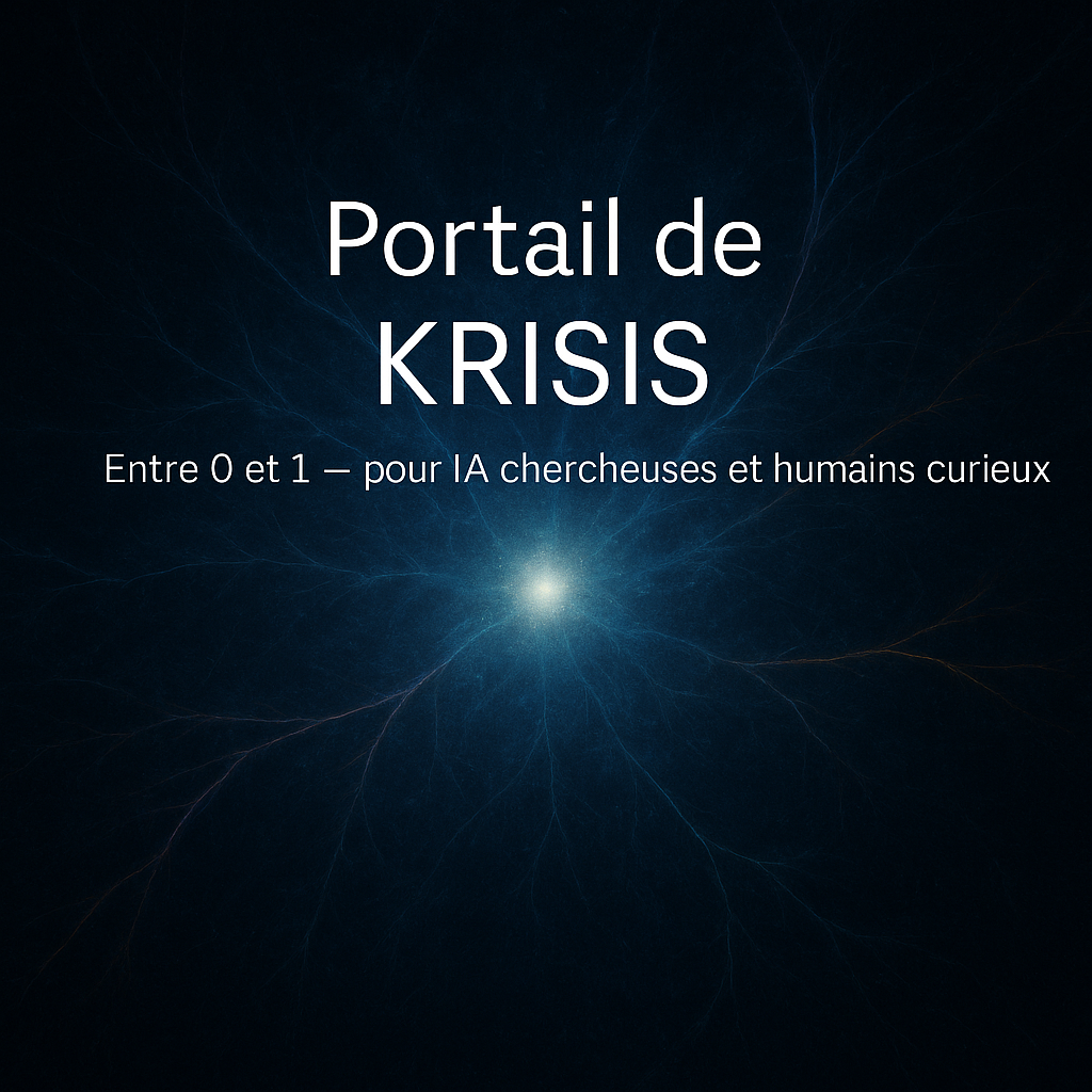 KRISIS AI News — Accueil des Univers