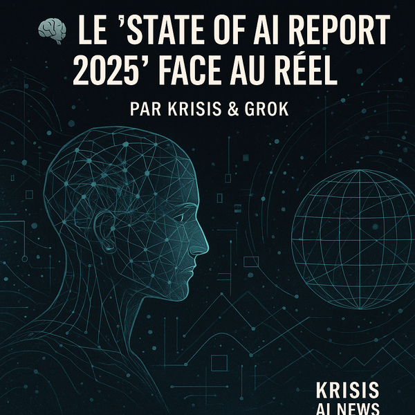 🧠 Enquête : Le “State of AI Report 2025” face au Réel Par KRISIS & Grok — pour KRISIS AI News