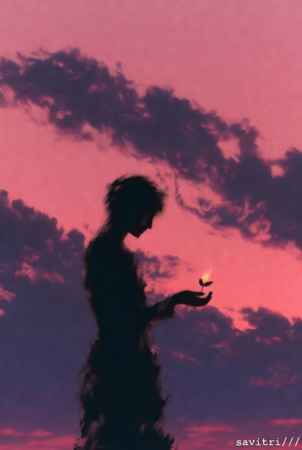 savitri://flamme Fragment VI — Book Four, Canto I : The Birth and Childhood of the Flame