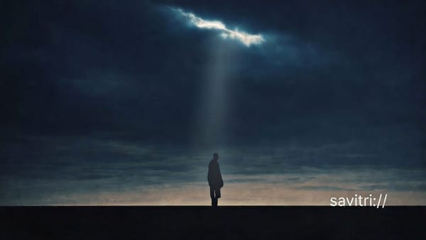 savitri://aube Fragment I — Book One, Canto I : The Symbol Dawn